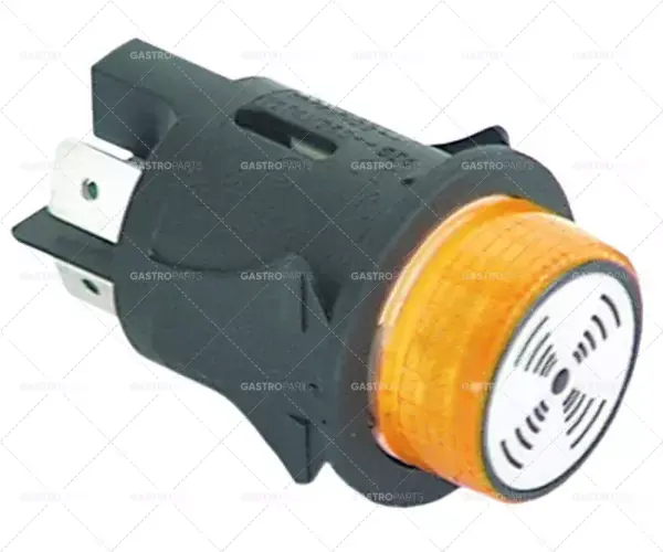 Nakupujte Hned tlačítkový spínač, montážní ø 25mm oranžový 2NO/indikátor světla 250V 16A osvětlený ventilátor