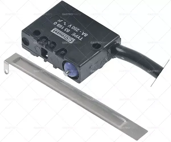 Nízká Cena mikrospínač s pákou 250V 8A 1co délka 31mm délka páky 76mm