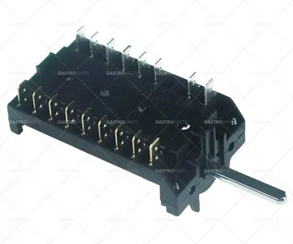 provozní spínač 7 poloh hřídel ø 6x4,6 mm připojení vnější faston Cenový Hit