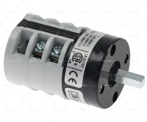 Bezpečná Platba otočný spínač 3polohový vačkový 1-0-2 5pólový typ gn209538u 690V 20A 5x5mm