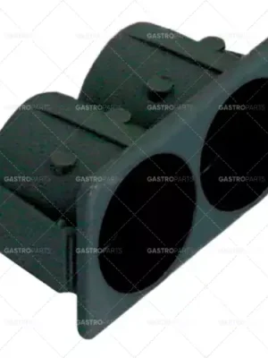 Zlevněný montážní rozměry držáku prvků 28,5x52,6 mm černý dvojnásobný držák prvků