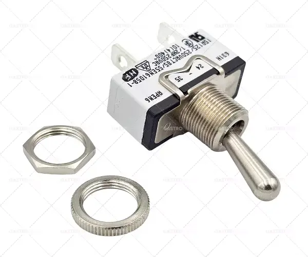 kolébkový spínač 250V 15A 1no samec 6,3mm m12x0,75 zapnuto-vypnuto Kup Teď