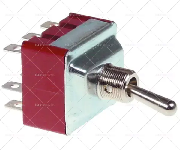 kolébkový spínač 250V 15A 3co samec 6,3 mm m12x0,75 zapnuto-zapnuto Novinka