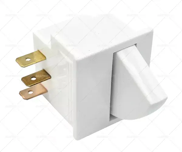 Zlevněný Mikrospínač s tlačítkem 250V 5A 1CO Připojení plochou zástrčkou 4,8 mm L 24x27mm