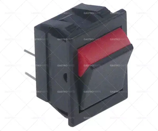montážní rozměry kolébkového spínače 30x22mm červená/černá 2NO 230V 16A Akční Cena