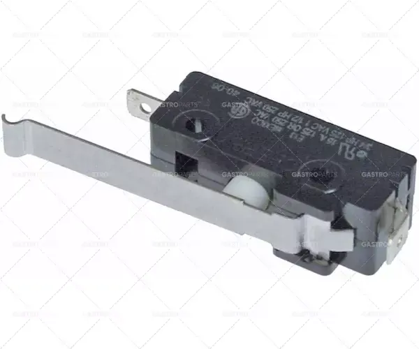 Must-Have mikrospínač s pákou 250V 15A 1nc samec 6,3mm délka páky 60mm