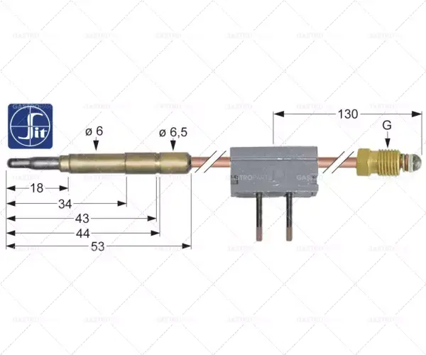 Must-Have Termoelektrické články SIT s interrupter M9x1 L 600 mm zdířky Ø6,0mm Solder