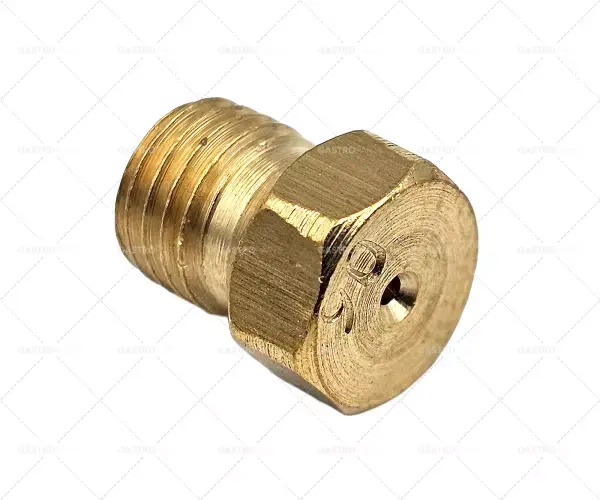 závit plynová hubice M6x0,75 SW 7 díra o 0,9mm Výprodej