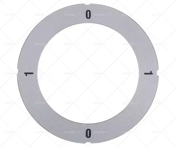 Vysoce Kvalitní knoflíková deska stříbrný přepínač 0-1-0-1 ed ø 63mm id ø 45,5mm