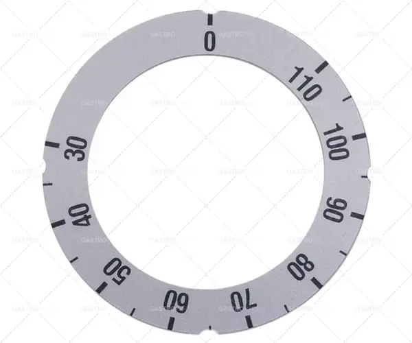 Novinka Knebel symbol stříbro termostat T.MAX. 110 ° C 30 až 110 ° C Úhel natočení 310 ° AD o 63mm ID o 45,5mm
