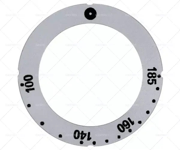 Expresní Doručení Knebel symbol stříbro termostat T.MAX. 185 ° C 100 až 185 ° C Rotace 270 ° AD o 63 mm ID o 45,5mm
