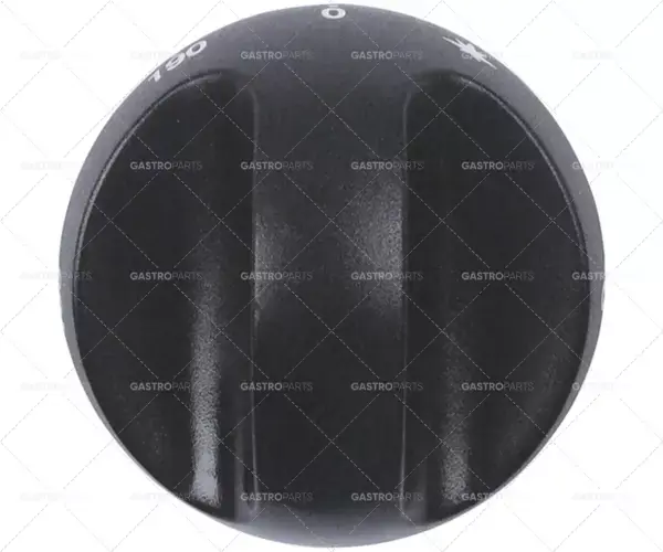 Nakupujte Hned knoflík plynového termostatu Eurosit t.max. 190°C 110-190°C ø 70mm hřídel ø 8x6,5mm hřídel plochá horní černá