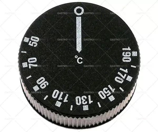 Výprodej Knebel termostat T.MAX. 190 ° C provozní rozsah 50-190 ° C o o 42 mm nápravy 6x4,6mm