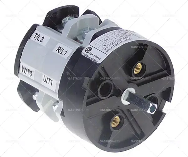 otočný spínač 2 0-1 sady kontaktů 4 typ ca0250004 600V 25A hřídel ø 5x5mm hřídel čtvercová Oblíbený