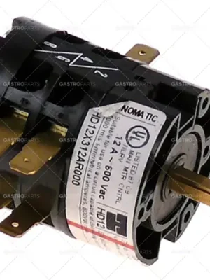 rotační spínač 3 0-1-2 sady kontaktů 3 typ HD12X312AR000 600V 12A hřídel ø 5x5mm Přímo Od Výrobce