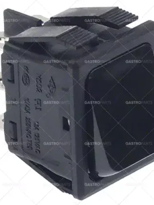 Kolébkový rozměr 30x22mm černá 2CO 250V 16A Připojení plochá zástrčka 6,3 mm Hit Sezóny