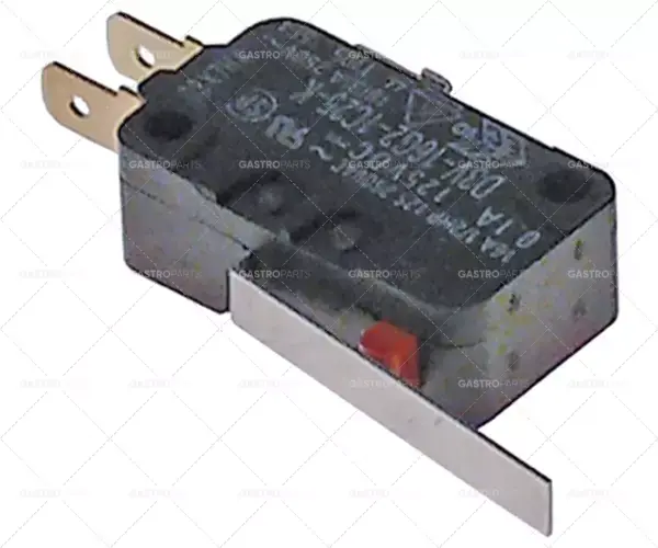 mikrospínač s pákou 250V 16A 1CO připojení vnější faston 4,8mm L 36mm Super Cena