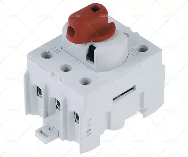 otočný spínač vačka 2 polohy 0-1 3pólový 400V 32A 5x5mm Cenová Bomba
