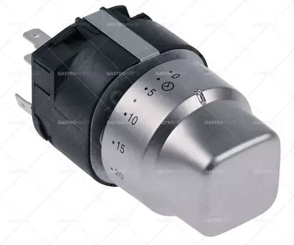 Vrácení Zdarma časovač M2 2-pólový provozní doba 60min impulsní mechanický 2CO při 250V 16A hřídel 6x4,6mm