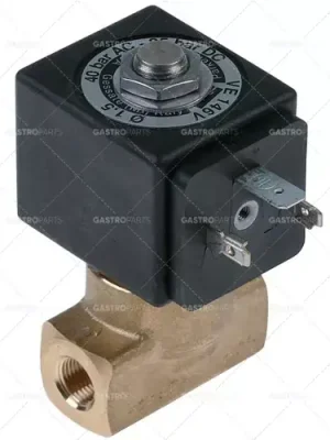Elektromagnetický ventil 2-way 230 VAC připojení 1/8 "DN 1,5 mm T.MAX. 370 206 ° C DIN zásuvka Horká Nabídka