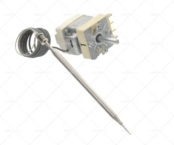 Termostat T.MAX. 180 ° C provozní rozsah 53-180 ° C, 1-pólový 16A 1NO senzor o 6 mm sondy L 133mm Vysoce Kvalitní