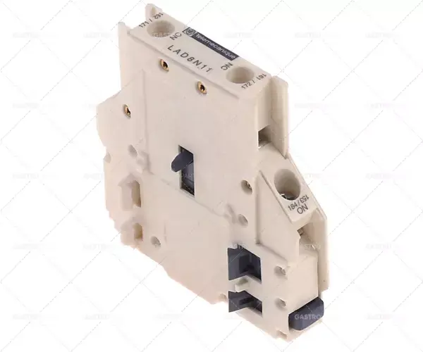 pomocné kontaktní kontakty 1NO/1NC AC15 10A pro stykače LC1D šroubové připojení typu LAD8N11 Cenový Hit