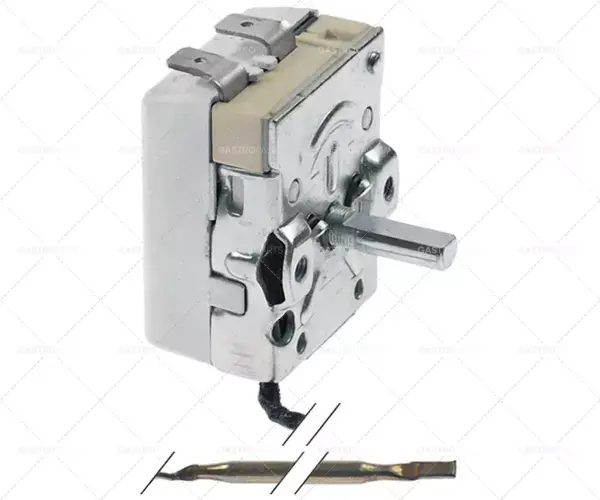 Termostat T.MAX. 300 ° C provozní rozsah 50-300 ° C, 1-pólový 16A 1NO senzor o 5 mm sondou L 80mm Nová Kolekce