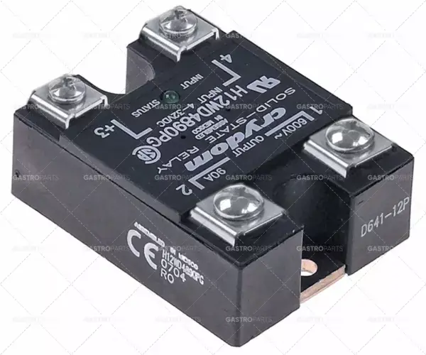Dokud Zásoby Vydrží polovodičové relé CRYDOM 1 fáze 90A 600V 4-32VDC D 58,6mm Š 45mm šroub typu H12WD4890PG