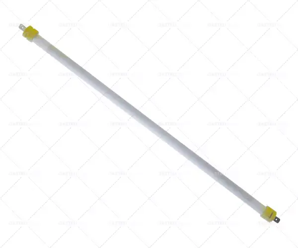 Quartz topné těleso 500W 110V L 365 mm o 10 mm Připojení Plochý konektor 6,3mm Horká Nabídka