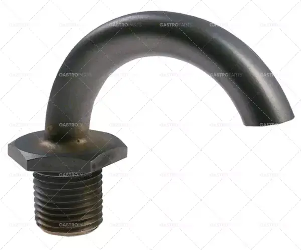 Značkový výtoková trubice m16x1,5 průměr 10 mm délka výtoku 48 mm výška výtoku 15 mm celková výška 35 mm
