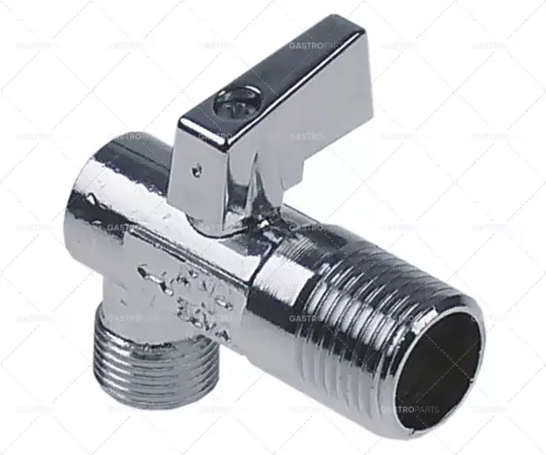 Oblíbený kulový kohout úhlové připojení 3/8" et - 1/2" et dn8 celková délka 56 mm