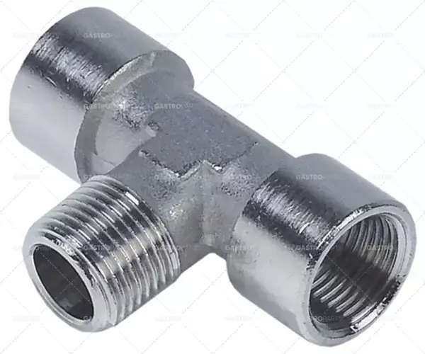Přímo Od Výrobce T-kus závit 3/8" IT - 3/8" ET - 3/8" IT poniklovaná mosaz D 54mm