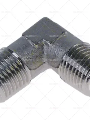 Jen Po Omezenou Doba Koleno se závitem 1/4 "muž - 1/4" samec poniklované mosazi