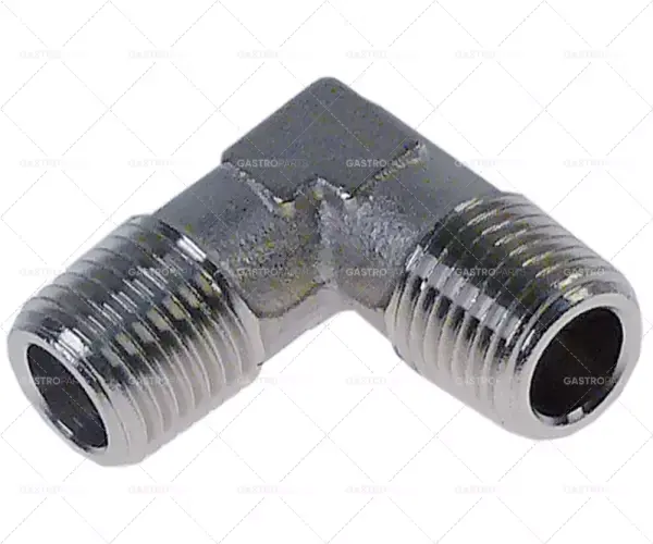 Jen Po Omezenou Doba Koleno se závitem 1/4 "muž - 1/4" samec poniklované mosazi