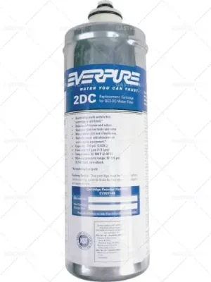 vodní filtr EVERPURE typ 2DC kapacita 2840l průtok 114l/h provozní tlak max. 8,6bar Autentický