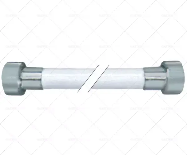 Časově Omezené přípojky sprchové hadice 1/2" L 1200mm PVC provozní p. 8bar výboj p. 30bar t.max. 60°C