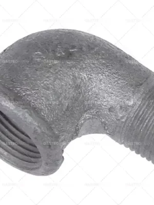 úhlový závit 1/2" ET - 3/4" IT z pozinkované litiny Značkový