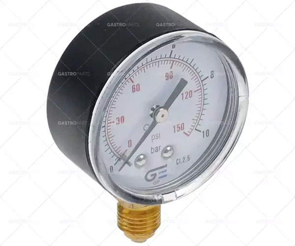 Ihned K Objednání manometr ø 52mm rozsah tlaku 0 až 10bar připojení myčky nádobí závit 1/4"