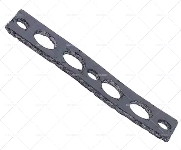 Těsnící L 100mm B 22mm D1 D2 o 12mm o 7mm grafit Tloušťka materiálu 2mm pro radiátory Aktuální