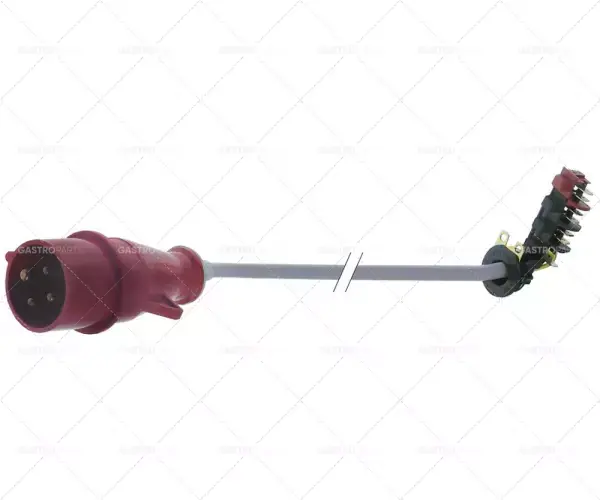zástrčka CEE 4pólová 3pólová+Nmm² max. 16A max 415V 1,5m s kabelem Vrácení Zdarma