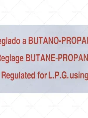 nálepka regulovaná pro l.p.g. pomocí Časově Omezené