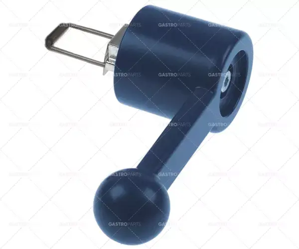 Autentický madlo ve směru hodinových ručiček L 155 mm B 60 mm H 58 mm délka 53 mm Jarní modrá BA 40 mm