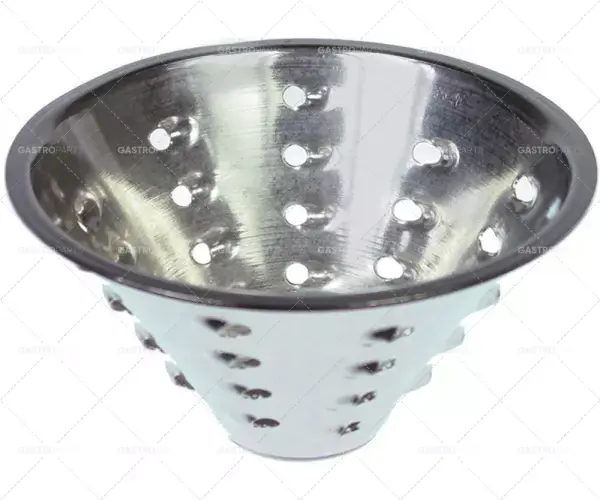 strouhací kotouč kónický pro Mozzarellu ø 156 mm v 82 mm tloušťka plátků 7 mm upevňovací rozměry 14x16 mm Jen Po Omezenou Doba
