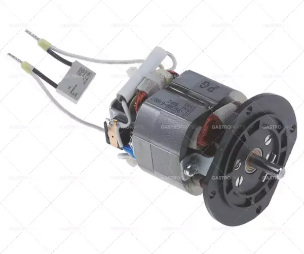 Levný motor 230V 180W 50Hz hřídel ø 6,3mm montážní vzdálenost 60mm H 86mm
