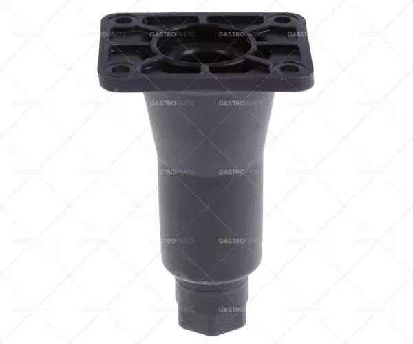 Značkový velikost patky 80x100mm vzdálenost otvorů 60x80mm h 150-180mm plast