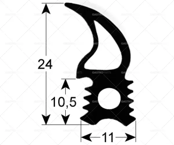 Dveře pásek 2715 B 668 mm H 970 mm vnější Steckmaß VPE 1 Horká Nabídka