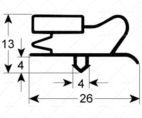 Odeslání Ihned chladicí těsnění 9013 délka 1501 mm šířka 683 mm rozměr podle klínu