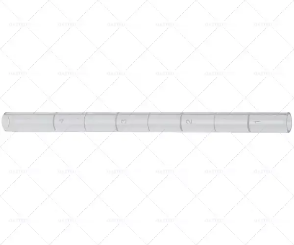 hladká skleněná trubka ed ø 12mm id ø 9mm h 181mm značení 1-4 hw, hwa pro Bonamat Horká Nabídka