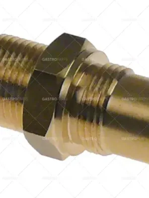 Autentický šroubení pro parní/vodovodní kohoutek L 46mmø 18mm ID ø 8,5mm WS 24 závit 1/2"