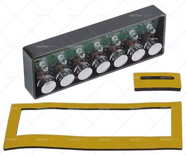 panel tlačítek dlouhý 136 mm široký 45 mm 7 tlačítek Horká Nabídka